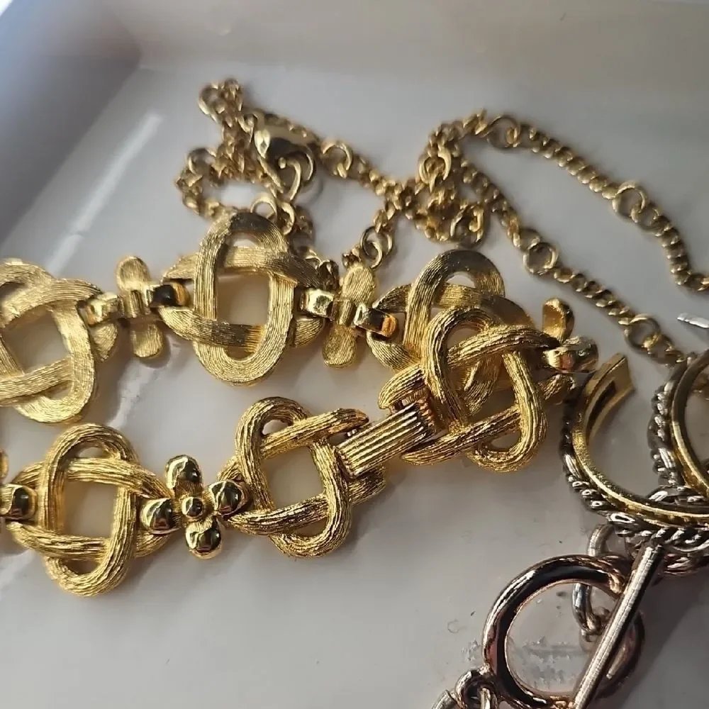 Y2K-Chic Gold-tone Jewelry Lot